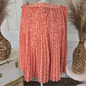 Women's J. Crew Floral Printed Midi Skirt Size 2